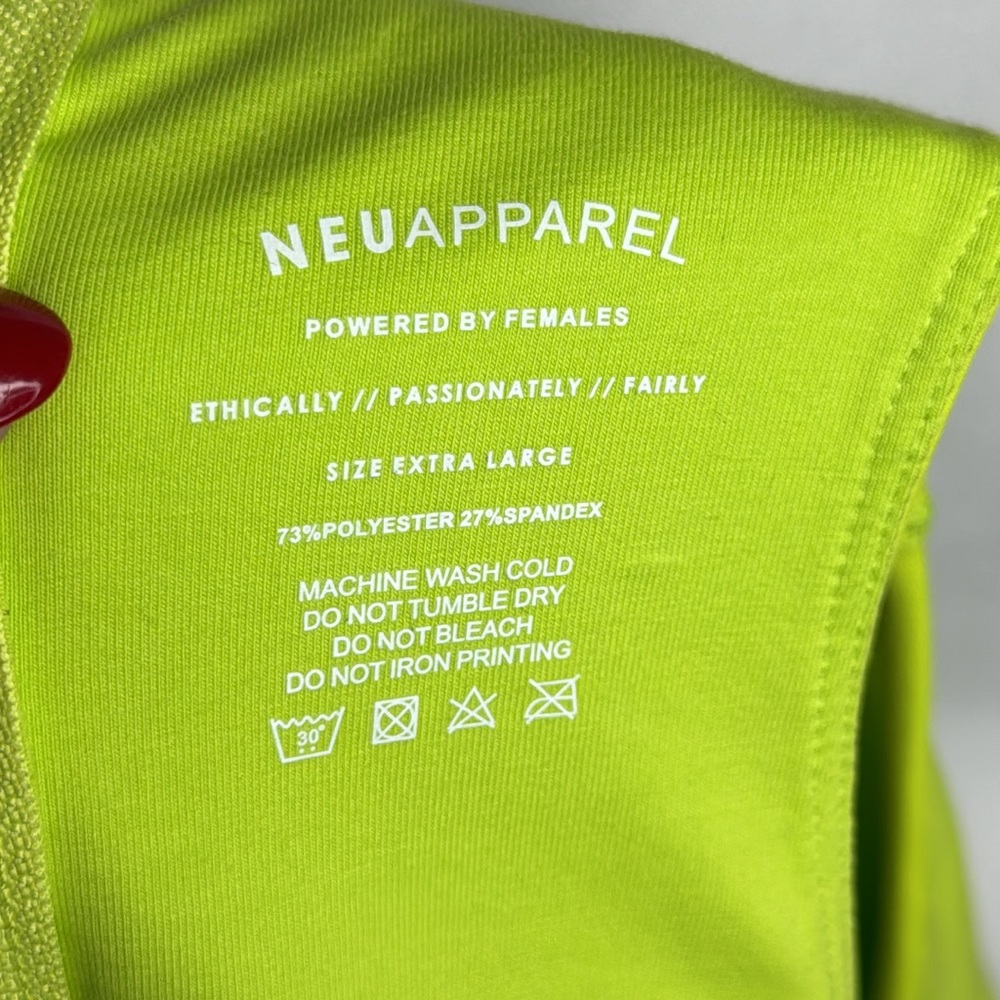 NWT NEU Apparel neon top size XL - Picture 7 of 9